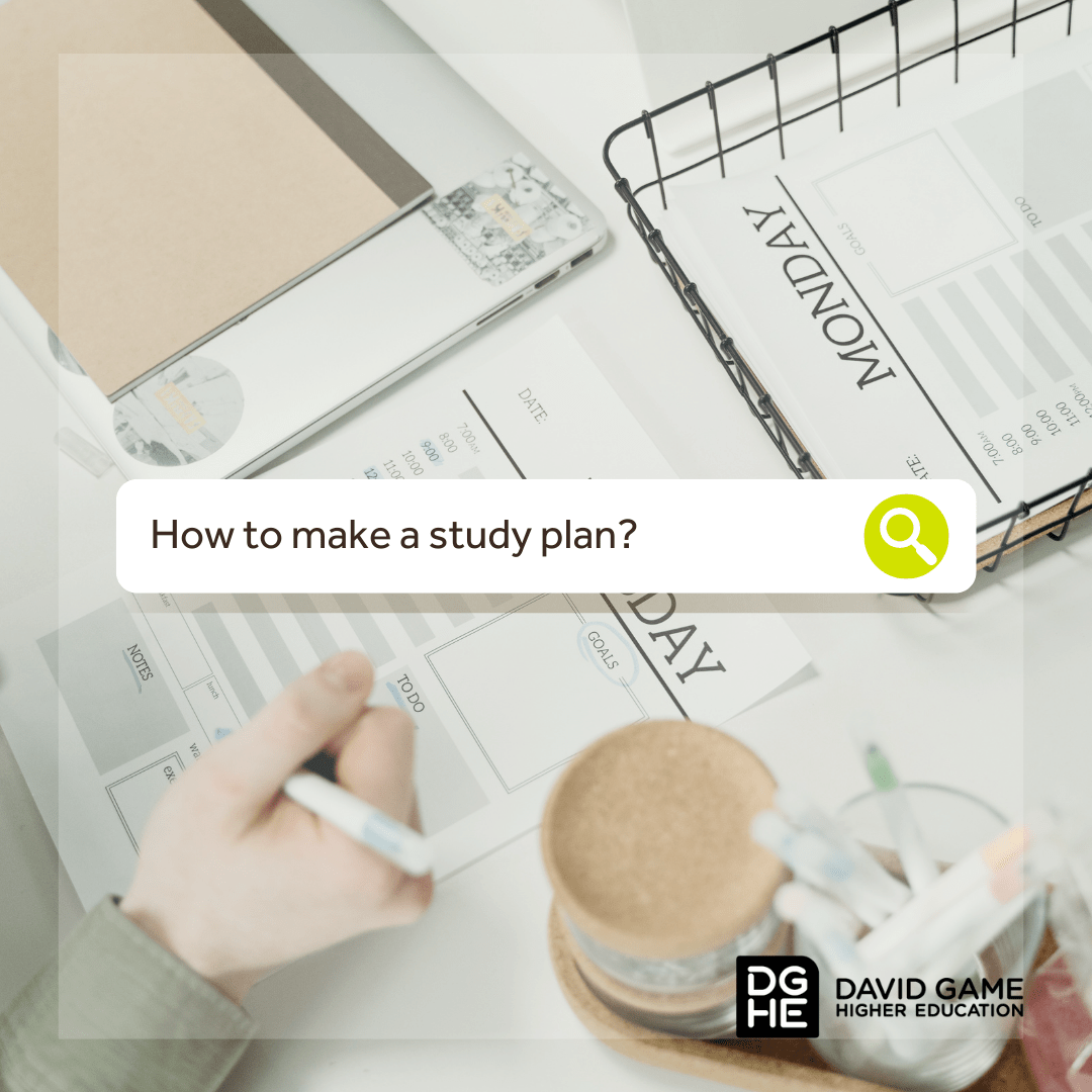 Study Plan: why and how to make one!